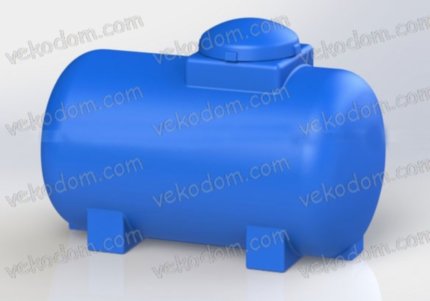 код-VT-800L. Емкость горизонтальная для воды 730 л