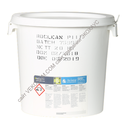 Промывочный щелочной реагент Avista RoClean Р111 20 кг