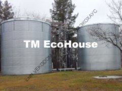 Резервуар 300 м3 (300 кубов). Пожарная емкость, питьевая вода, КАС.