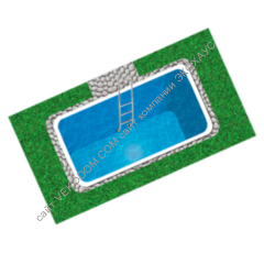 Полипропиленовый бассейн ECOPOOL RDOF