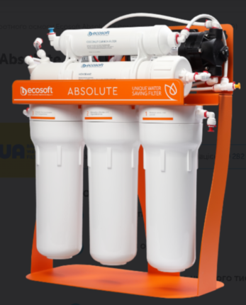 Ecosoft Absolute Фильтр обратного осмоса с помпой на станине